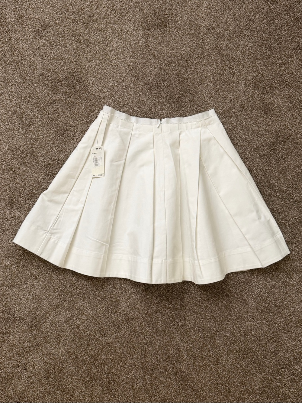 Astr White Pleated Mini Skirt - Picture 9 of 9